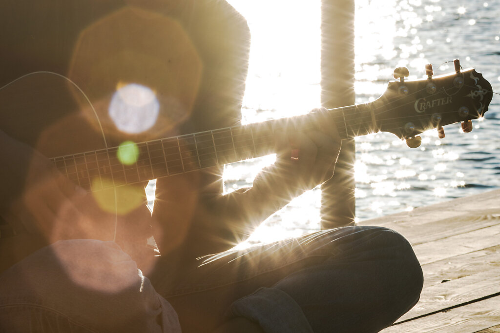 Bagbelyst guitar